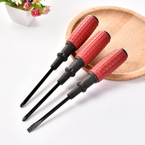 <b>Screwdriver</b> <b>Set</b> 300 Mm Phillips And Flathead Red Handle Magnetic For Hardware Repair - Product Image 1