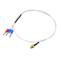 Sonde de thermocouple PT100, sonde RTD, vis en laiton M4, thermomètre à résistance en platine
