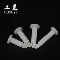 Entretoise de précision en nylon pour circuit imprimé, base large 6 mm, à insertion simple, trou de 4,8 mm, ancre de carte de circuit imprimé, PA66 UL94 8 mm