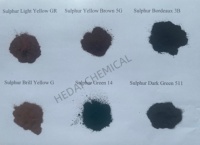 Soufre jaune clair G (Jaune soufre 9) CAS 1326-40-5 Poudre Colorants textiles pour tissus et mélanges Marque HE Hebei