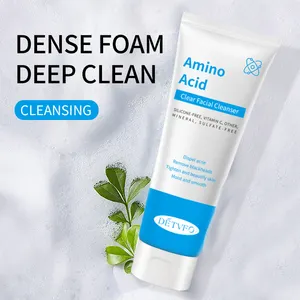 Face Wash Deep Clean Natural Organic Oil Control vitamina C Whitening Blackhead Remove Nicotinamide detergente viso