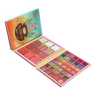 Bán Sỉ Bảng Màu Pop Kỳ Lạ 117 Màu Hudaew 4 Trang Bảng Màu Selena Bảng Màu Sắc Tố Cao Bền Lâu Phong Cách Phấn Mắt Sobra De Ojos - Product Image 3