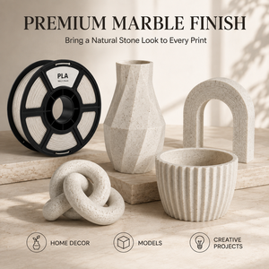 Filamento PLA de 1 kg y 1,75 mm de Diámetro con Aspecto de Piedra Natural para Impresión 3D Diaria - Product Image 6