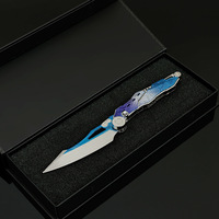 Arena Breakout-Cuchillo de juguete plegable para rebotar, accesorio de daga de 22CM, modelo de arma de juego de rol, cuchillo de juguete decorativo artesanal de metal