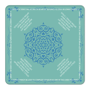 Tapete de Mahjong de goma gruesa antideslizante y reductora de ruido para ajedrez y juegos de cartas - Product Image 1