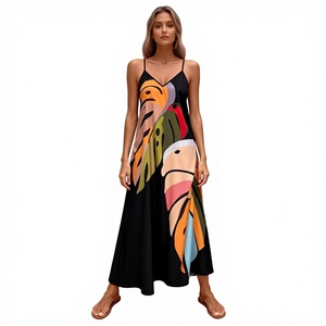 <span class=keywords><strong>Robe</strong></span> de plage ample personnalisée 2026, style européen et américain, vêtement de vacances, protection solaire, imprimé, pour bikini - Product Image 3