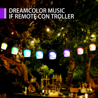 Tuya Wifi Smart Music Sync Diy – guirlande lumineuse à commande segmentée adressable individuellement, lampes de fête d'extérieur pour fête