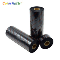 Ruban TTO en résine cirée 33mm x 650m, ruban d'encre à l'intérieur près du bord pour vidéojet 6210