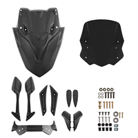 Pare-brise de moto XXUN, panneau avant pour Yamaha NMAX125 NMAX155 NMAX 125 155 2021 2022 2023 2024