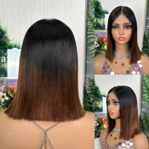 Blunt Cut bob <b>Wigs</b> hd Transparent Lace Closure Super Double Drawn Vietnamese Hair <b>Wig</b> <b>Cheap</b> Price Short Human Hair <b>Wigs</b> Bob - Product Image 1