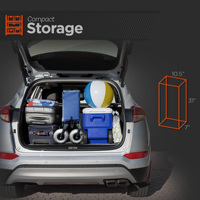 Carro Grande de Playa para Arena Profunda con Ruedas de Aire Grandes, Llantas Tipo Globo Todoterreno, Carrito Plegable Utilitario con Red de Carga de Bolsillo y Portavasos