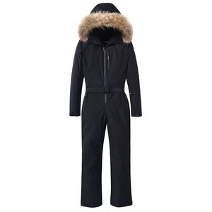 Combinaison <span class=keywords><strong>de</strong></span> <span class=keywords><strong>ski</strong></span> pour femme, coupe ajustée, une pièce, fermeture éclair, épaisse, chaude, imperméable, respirante, coupe-vent, tendance sportive <span class=keywords><strong>de</strong></span> plein air, veste <span class=keywords><strong>de</strong></span> <span class=keywords><strong>ski</strong></span> - Product Image 6