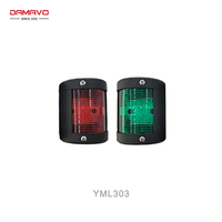 12V-24V LED Navigation Bow Light Stern Lampe En Acier Inoxydable Yacht Voilier Marine Accessoires Nouveau Vert Rouge Navigation Lumières