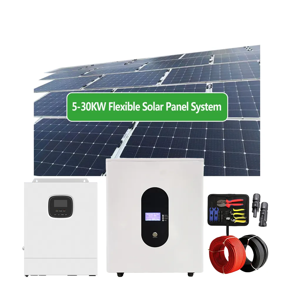 3kva fora grade vendas fábrica preço 250w montagem flexível suporte kits sistema ajustável do painel solar 3kw kit completo para rv