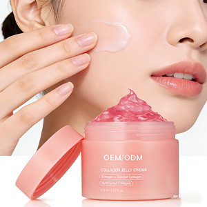 Crème gelée au collagène OEM - Niacinamide, collagène hydrolysé lyophilisé, renforce la barrière cutanée, hydrate, procure une éclat 24h - Product Image 3