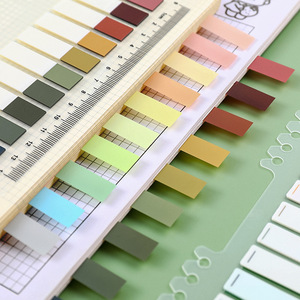 Onglets d'indexation autocollants personnalisables en PET fluorescent pour l'école, la classification des notes des élèves, sur mesure - Product Image 5