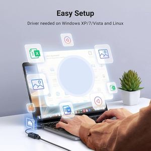 Ugreen USB-C Ethernet Adapter USBC Thunderbolt 3 Gigabit Mạng RJ45 1000 Mbps LAN có dây card mạng tương thích Windows Mac - Product Image 5