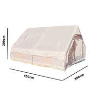 Tienda de Campaña Inflable de 12 m para las Cuatro Estaciones, Impermeable, de Tela Oxford 420D Gruesa, Anti-Espía, de Una Sola Capa, Portátil y de Montaje Rápido