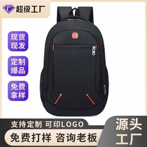 Laptop <b>Backpack</b> Black 15 Inches <b>Nylon</b> School Education Travel <b>Backpack</b> For Students - Product Image 5