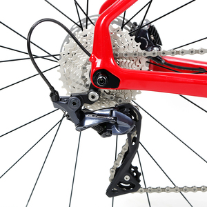 Vélo de route avec frein à disque hydraulique en carbone 700C pour adultes, avec cadre en carbone à 22 vitesses - Product Image 4