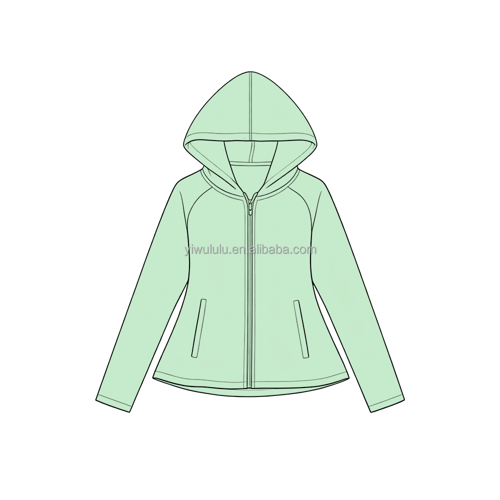 Felpa con cappuccio per bambini verde