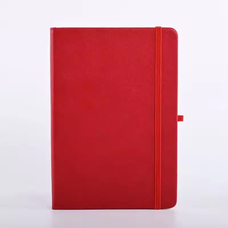 新しいパーソナライズされたカスタム学用品A5 Libretas Planner Journal Diary PUレザーカバーノートブック (ゴムバンド付き)