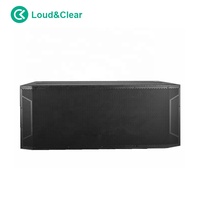 Sub J218S Professional Audio Active Dual 18 pouces Subwoofer Haut-parleur alimenté 15mm-MDF Subwoofer pour scène