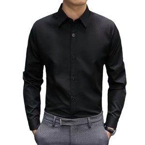 Abito da uomo elegante in poliestere puro, traspirante, senza bisogno di stiratura, taglie forti, per testimone di nozze o <span class=keywords><strong>sposo</strong></span> - Product Image 5