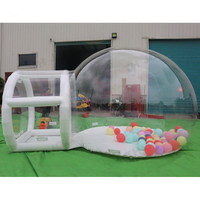 Ballons gonflables transparents de 5 m de long pour fêtes, dôme igloo, tente, ballons blancs imperméables