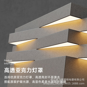 Lampes solaires modernes en acier inoxydable pour portail extérieur, lampes murales pour patio et villa - Product Image 5