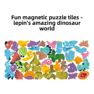 Livre <span class=keywords><strong>de</strong></span> puzzle magnétique dinosaure pour enfants 3+ ans, livre <span class=keywords><strong>de</strong></span> puzzle magnétique éducatif, jouet <span class=keywords><strong>de</strong></span> voyage pour tout-petits, apprentissage préscolaire précoce - Product Image 3