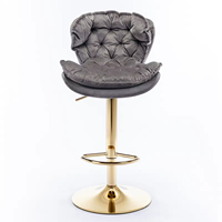 Tabouret de bar moderne et simple pour salon de coiffure, pivotant, avec dossier, pour usage domestique, chaise de bar élévatrice de luxe léger pour caisse enregistreuse