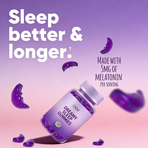 Integratore in Gommose per il Sonno e la Memoria, OEM/ODM Personalizzato, Etichetta Privata, Senza Zucchero, Naturale, Vegano, con 5mg di Melatonina, Magnesio e Vitamina D - Product Image 2