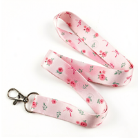 Porte-clés personnalisé imprimé sur mesure, cordon de cou, médaille, lanières en polyester par sublimation avec logo personnalisé