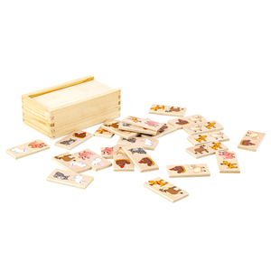 Puzzle en bois à motif <span class=keywords><strong>de</strong></span> dominos pour enfants, 2021 animaux, jeux pour les petits, offre spéciale - Product Image 1