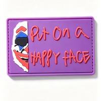 Patch en silicone 3D embossé personnalisé avec logo en PVC, à coudre ou à thermocoller pour vêtements, chapeaux, sacs, vestes, jeans