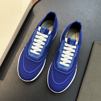 Baskets en daim patchwork de marque de créateur, empeigne mixte, à lacets, chaussures de sport décontractées, légères et épaisses, style italien, luxe original
