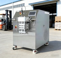 Agitateur homogénéisateur industriel haute pression en acier inoxydable SUS304 grande capacité 220V pour lait, jus et boissons laitières
