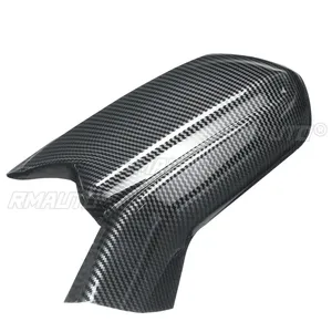 1 par de cubiertas de espejo retrovisor lateral estilo cuerno en negro brillante para Chevy Camaro SS RS ZL1 LT 2016-2021 - Product Image 3