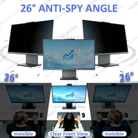 Film Privasi Komputer 2 Arah 180 Derajat Anti Spy Filter untuk Lenovo 27 Inch 16:9 Anti Refleksi Anti Spy Pelindung Layar Privasi