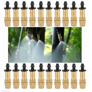Garden Watering System 4/7 PVC Pipe Spray Misting Nozzle Garden Tool Brass Sprinkler Garden Watering System Copper Sprinkler - Product Image 4