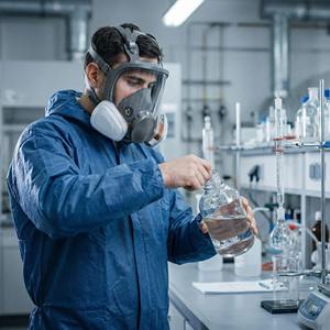 <span class=keywords><strong>Masque</strong></span> respiratoire intégral de protection Secure Fit avec filtre HEPA <span class=keywords><strong>P100</strong></span> pour peinture et particules, <span class=keywords><strong>masque</strong></span> purificateur d'air complet - Product Image 3