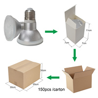 Liweida – ampoule led pour culture de fleurs, par20, 2835 smd, 4000K, 730nm, spectre complet