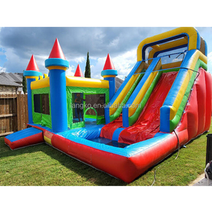 Château gonflable commercial de grande taille 20x20 pieds avec toboggan et zones de saut <span class=keywords><strong>pour</strong></span> enfants, idéal <span class=keywords><strong>pour</strong></span> la location de fêtes - Product Image 4