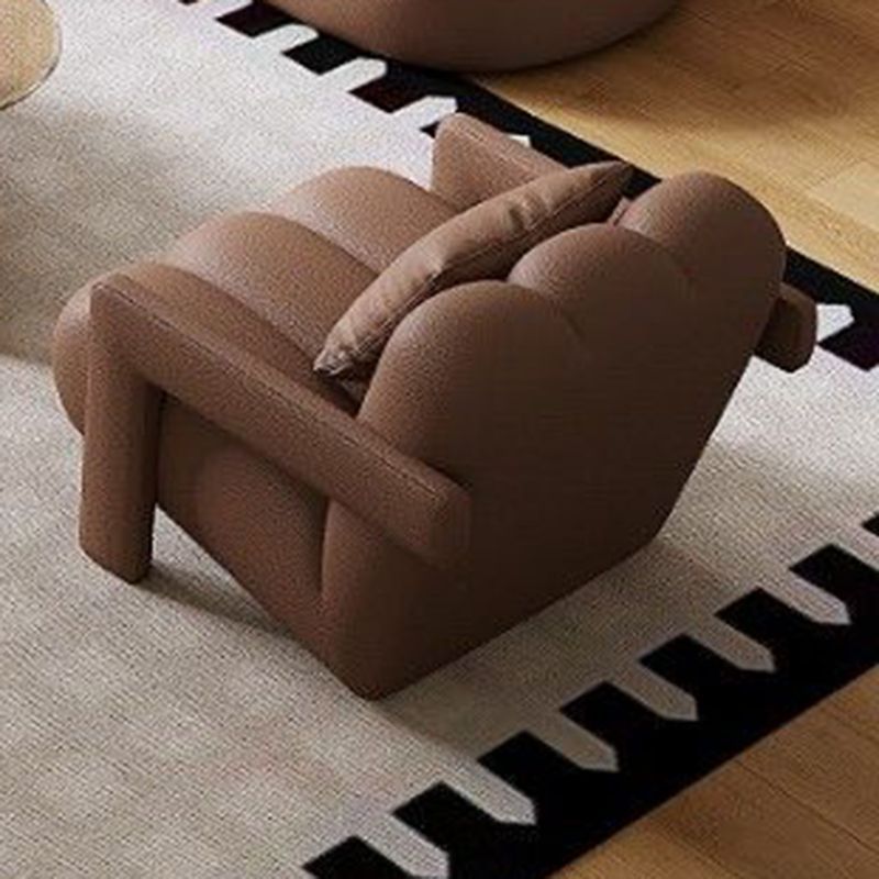 หนังแท้ลายอุ้งเท้าแมว สีน้ำตาล