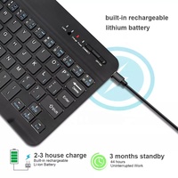Clavier de tablette bluetooth Rechargeable sans fil, prix le plus bas, Portable 7 pouces pour iPhone iPad Android Windows iOS