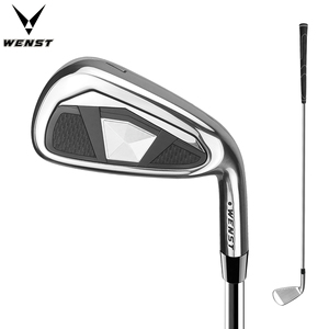 Testa da Golf Forgiata Competitiva per Destrorsi in Acciaio Inossidabile 431, Finitura a Specchio, Nero Opaco, Superficie Sabbiata, Modello 7 - Product Image 4