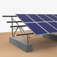 Supports de montage de panneaux solaires de haute qualité, systèmes de montage au sol photovoltaïques, kit de montage au sol pour panneaux solaires