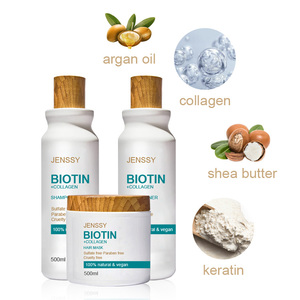 Calidad <span class=keywords><strong>de</strong></span> salón profesional Etiqueta privada Aceite <span class=keywords><strong>de</strong></span> argán <span class=keywords><strong>Biotina</strong></span> Producto para el cuidado del cabello <span class=keywords><strong>Aloe</strong></span> <span class=keywords><strong>Vera</strong></span> Mascarilla orgánica para el cabello Champú y acondicionador - Product Image 3