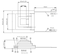 TEC4-24606 multicellulaire thermoélectrique à plusieurs étages kit élément de dispositif climatiseur refroidissement par eau TEC 12v 24v module Peltier